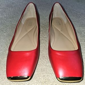 Alfani Womens Neptoon Logo Square Toe Ballet Flats - NEW!